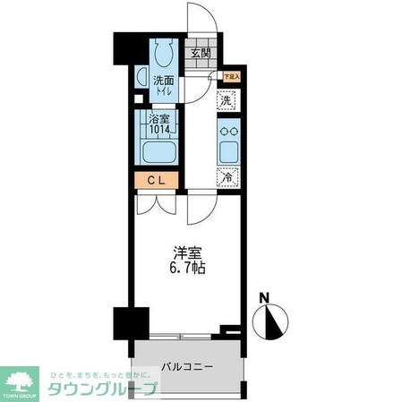 CASSIA押上の物件間取画像